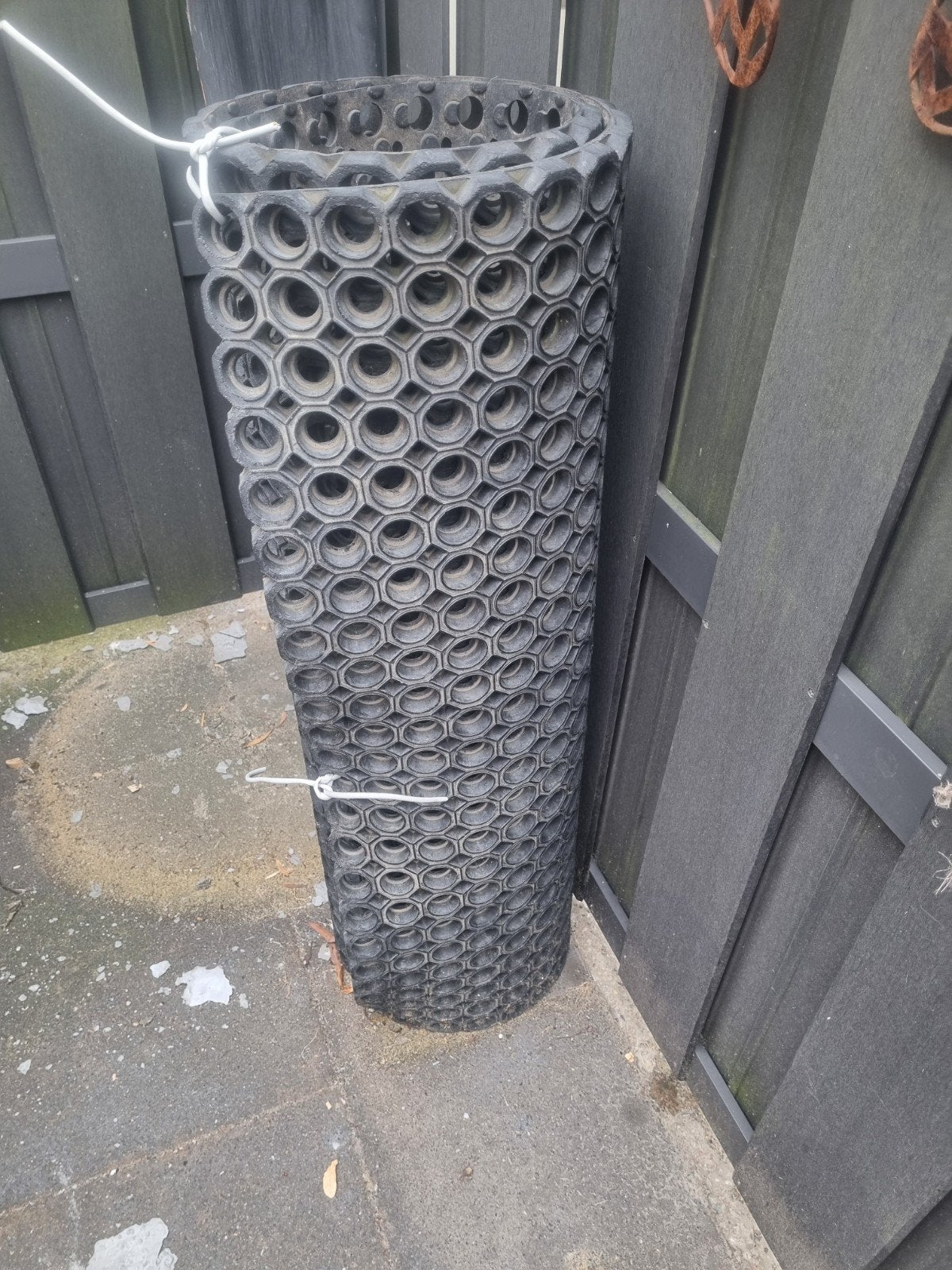 Rubber ringmat zwart, Ophalen, Rubber