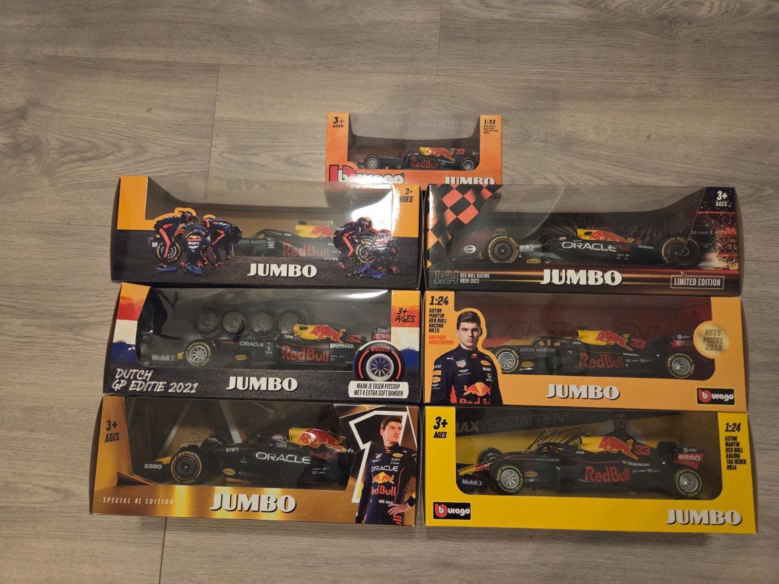 Max Verstappen Red Bull Racing F1 modelauto's Jumbo, Ophalen of Verzenden, Nieuw