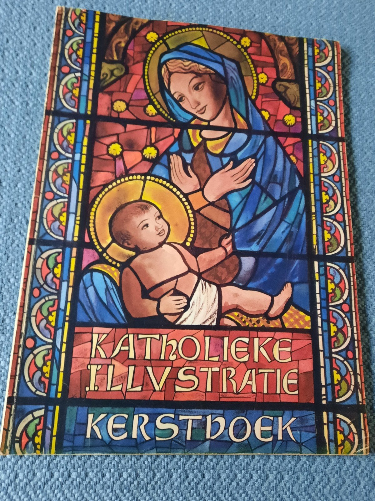 Katholieke Illustratie Kerstboek 1955 & Willem II reclame, Ophalen of Verzenden