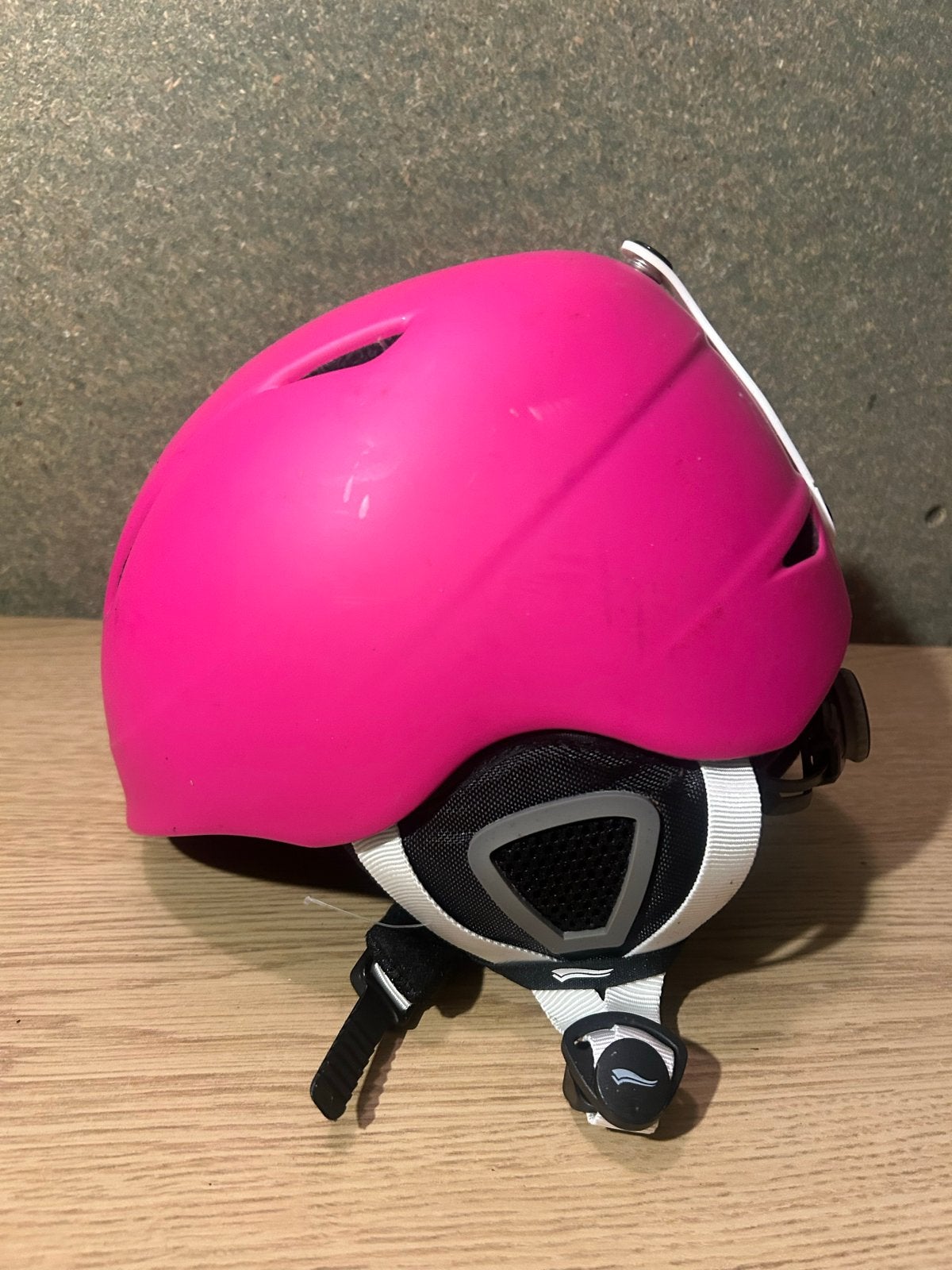 Roze kinder skihelm Crivit - 48 tot 52 cm- Zo goed als nieuw, Ophalen, Zo goed als nieuw, Meisje