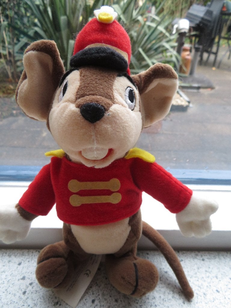 Disney Olifant Dombo + knuffeldekentje merk Nicotoy, Kinderen en Baby's, Muis, Disney, Wasbaar, Ophalen of Verzenden