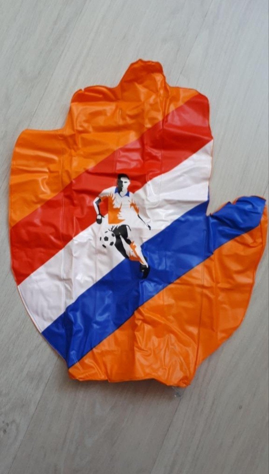 Oranje opblaashand, Hobby en Vrije tijd, Feestartikelen, Ophalen of Verzenden, Oranje of Koningsdag