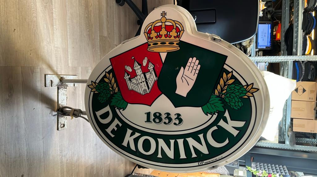 Uithangbord De Koninck, Ophalen, Gebruikt, Reclamebord