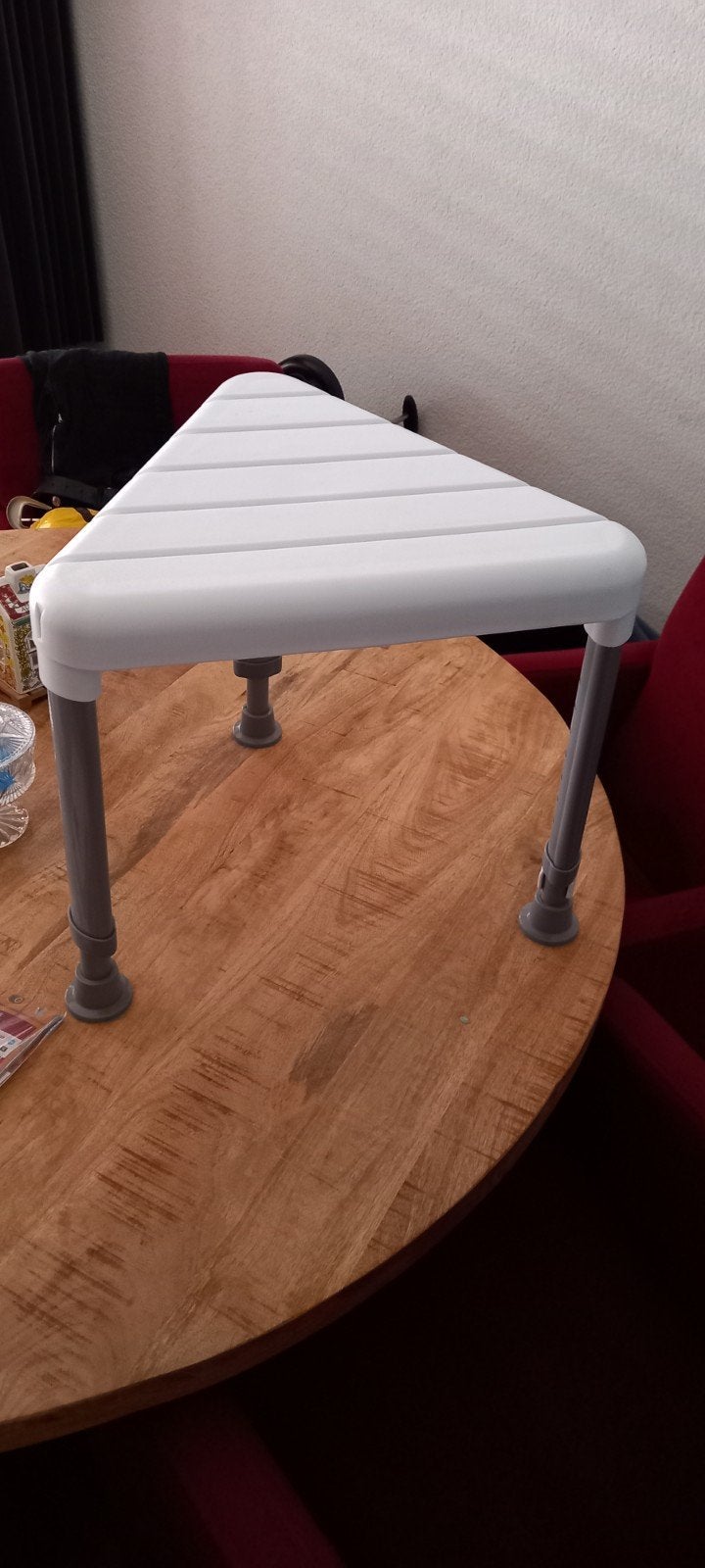 Badkamerkruk - Verstelbaar en Antislip, Minder dan 50 cm, Overige typen, Ophalen of Verzenden, Zo goed als nieuw