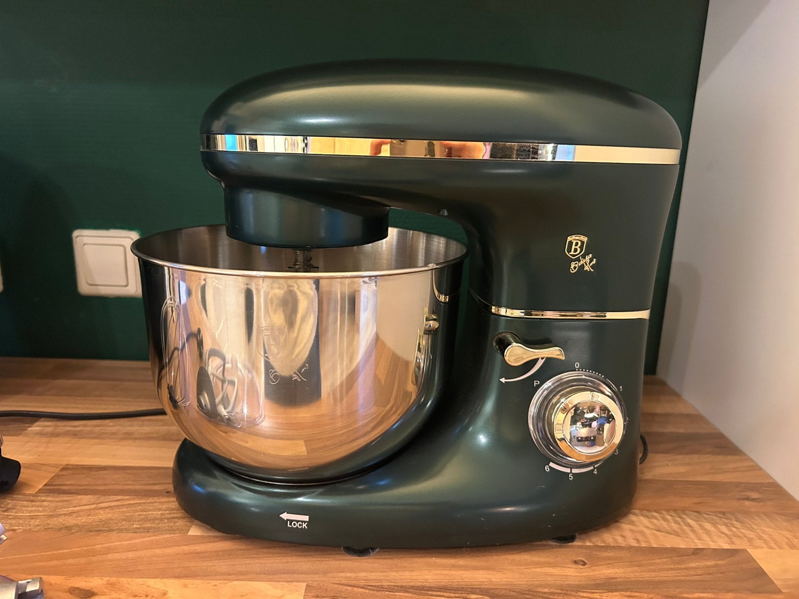 Berlinger Haus keukenmachine en airfryer emerald green, Witgoed en Apparatuur, 4 liter of meer, Ophalen of Verzenden, Zo goed als nieuw