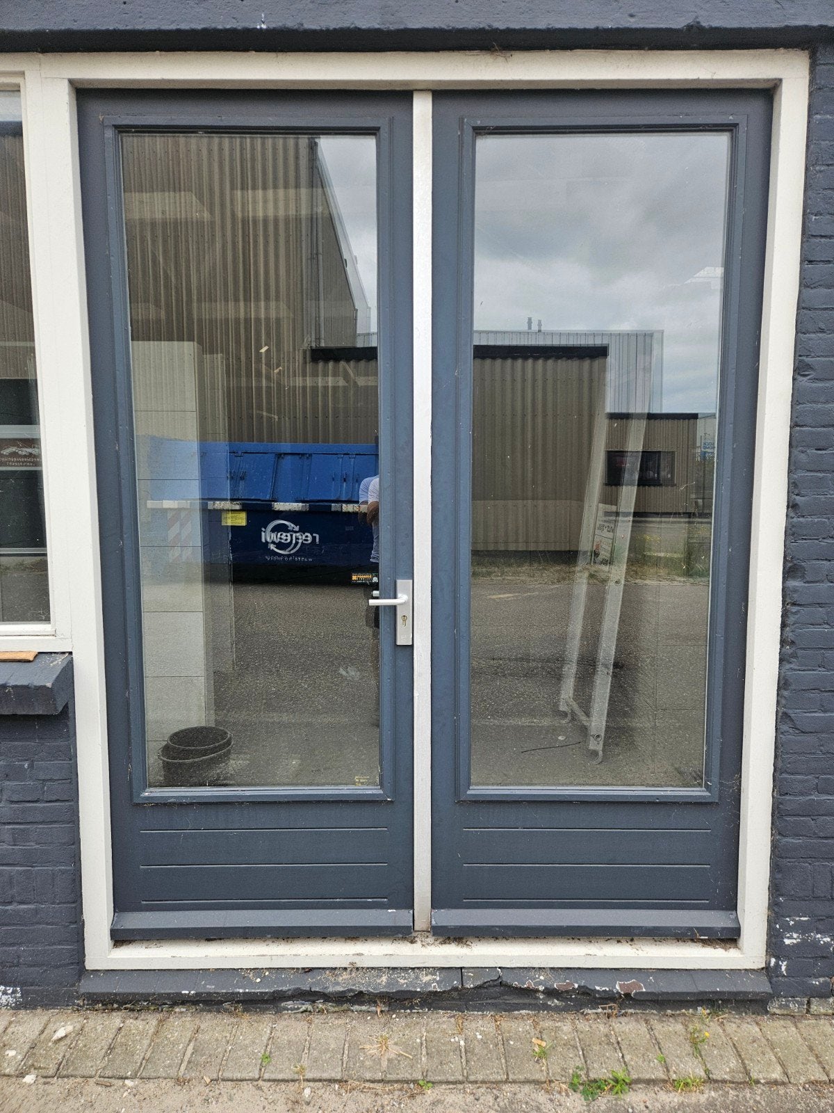 Set openslaande deuren 188,3 x 239,2cm, Ophalen, Gebruikt, 215 cm of meer, Onbekend