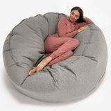 Bean bag - Mega Mammoth 140 x 45cm (Nearly new), Ophalen, Zo goed als nieuw, Grijs, Zitzak