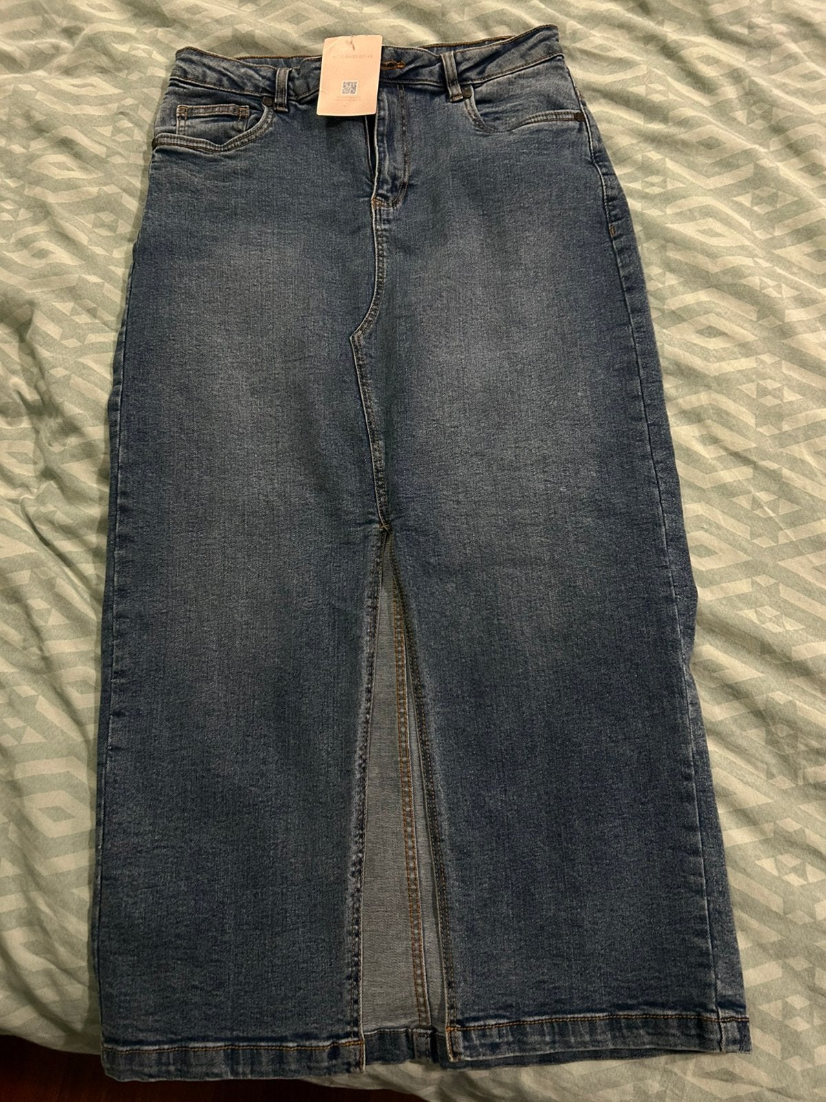 Nieuwe lange spijkerrok, maat M, Ophalen of Verzenden, Nieuw, Blauw, Overige jeansmaten