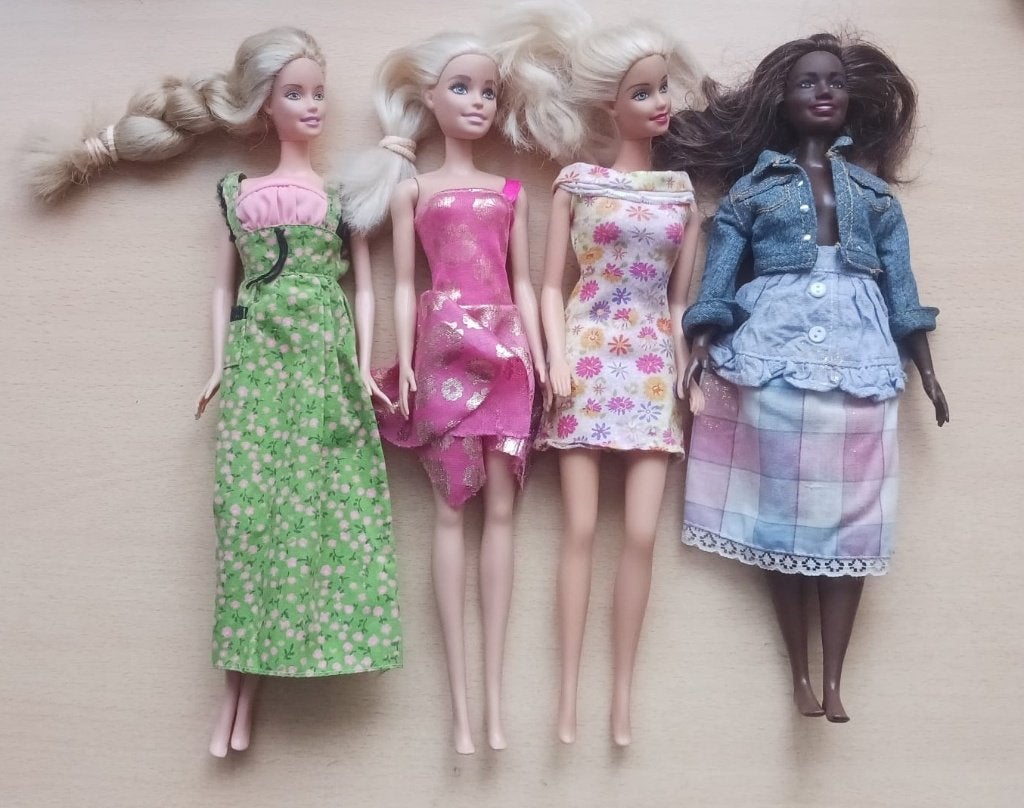 Mattel Barbies en Ken -  5 verschillende: 1966 - 2015, Ophalen of Verzenden, Gebruikt, Pop