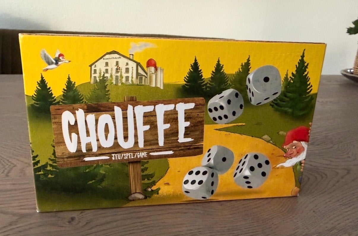 Chouffe dobbelspel - Gezellig spel voor thuis, Een of twee spelers, Ophalen of Verzenden, Nieuw