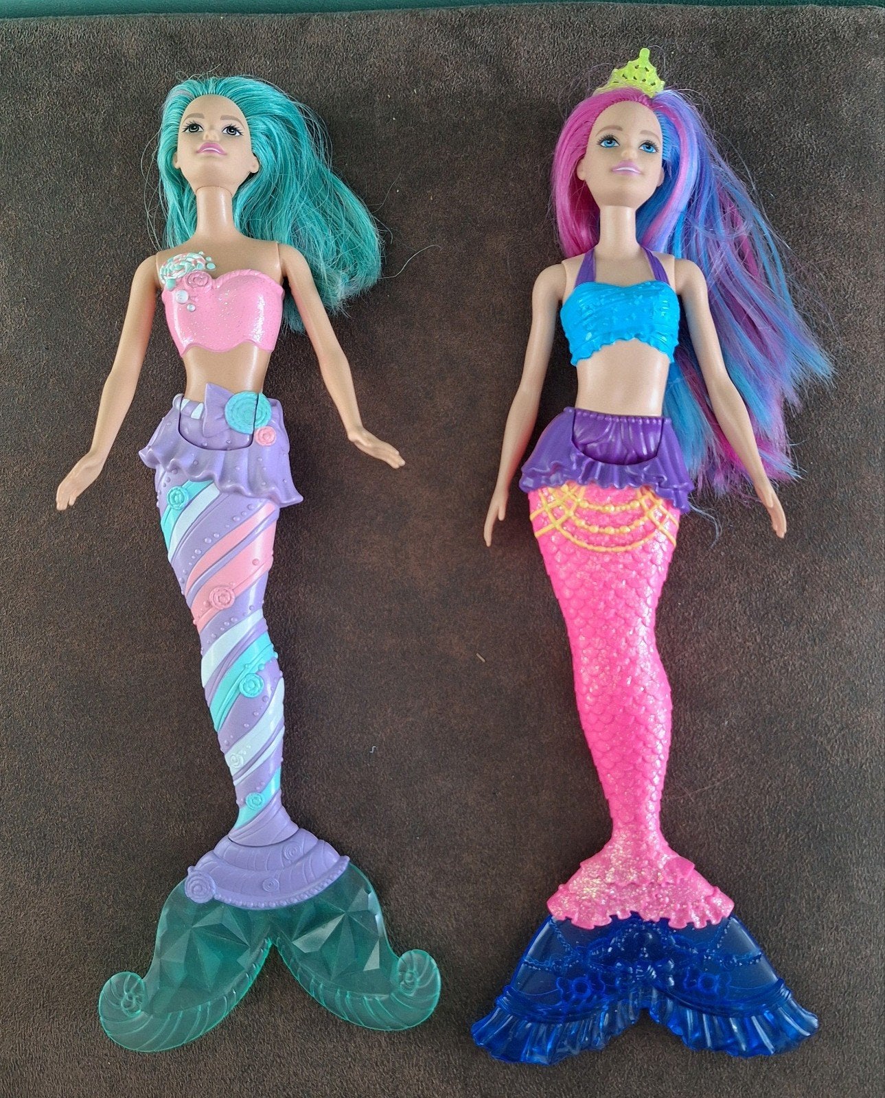 2 Barbie zeemeermin poppen, Ophalen of Verzenden, Zo goed als nieuw, Barbie