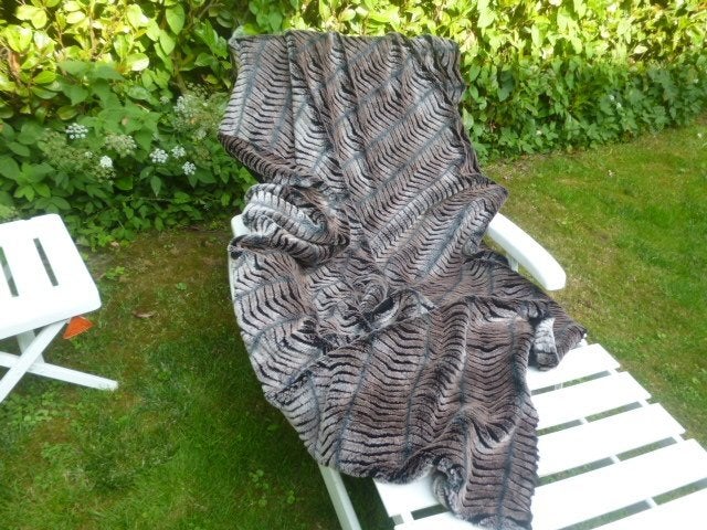 Grand foulard sprei 250x180cm katachtige print fluweel zacht, Ophalen of Verzenden, Nieuw