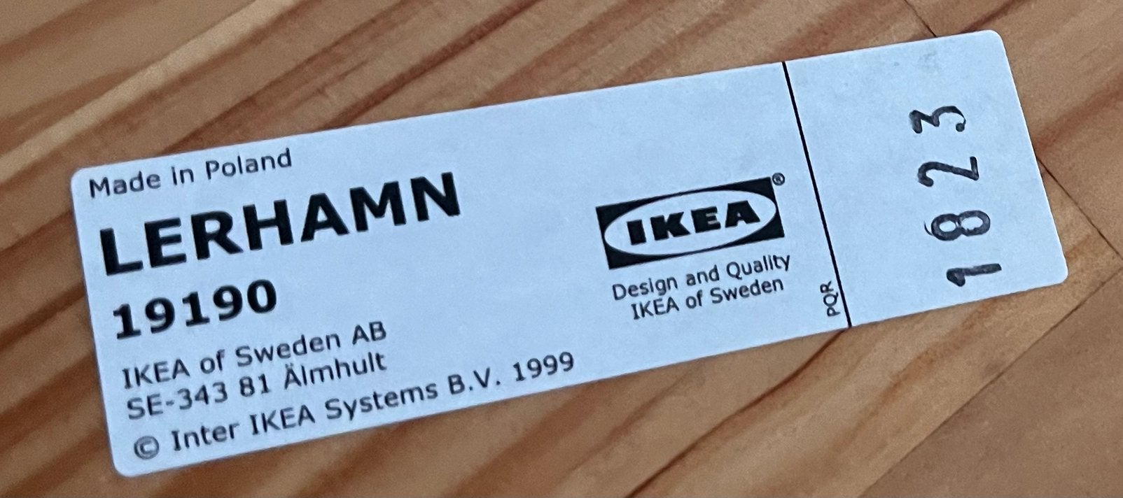 Lerhamn eettafel zwart, Huis en Inrichting, Tafels | Eettafels, Ophalen, Gebruikt