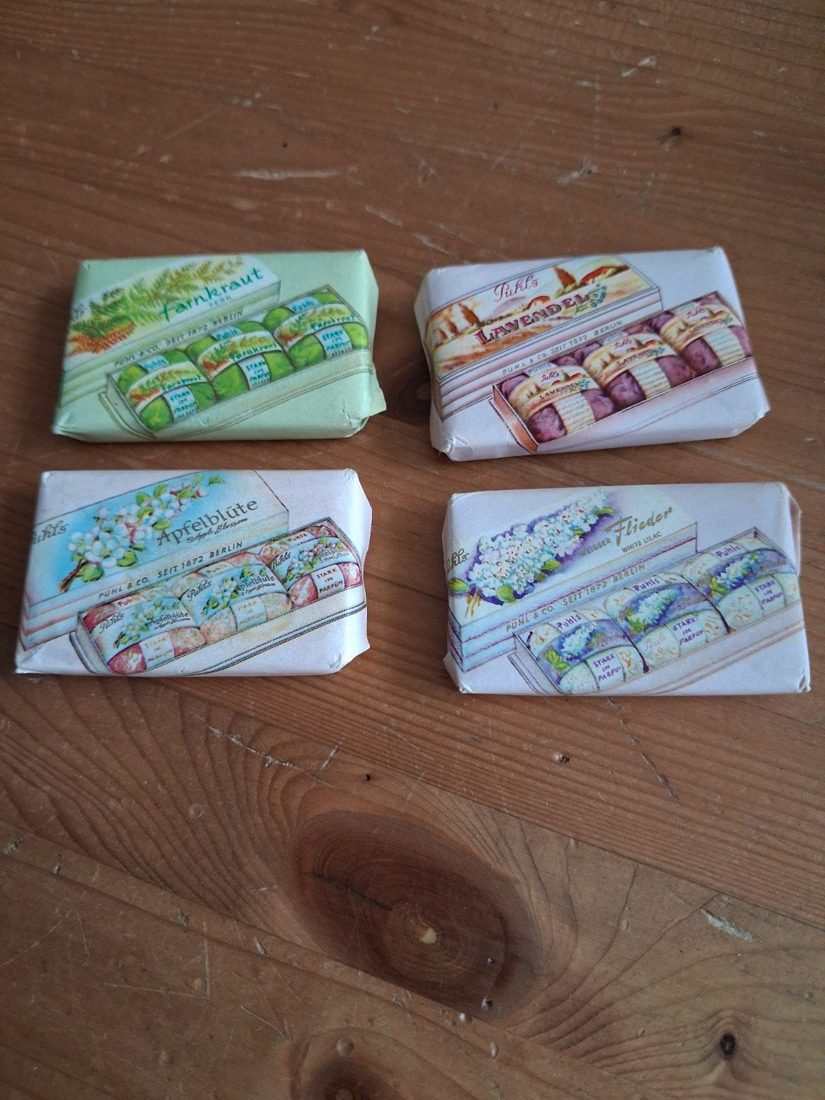 4 vintage Puhls zeepjes, Ophalen of Verzenden, Nieuw