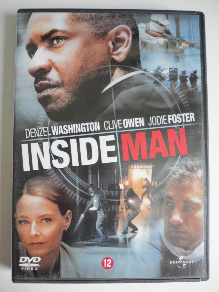 Inside Man (2006), Cd's en Dvd's, Vanaf 12 jaar, Ophalen of Verzenden, Zo goed als nieuw, Overige genres