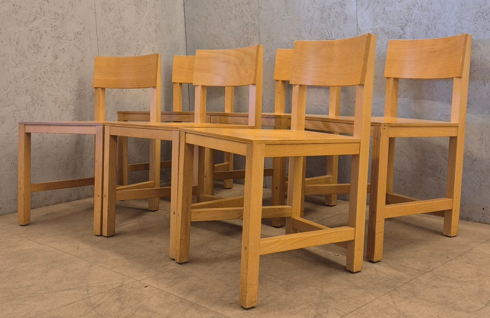 6 Atelier Van Lieshout design stoelen Dutch Design, Huis en Inrichting, Stoelen, Ophalen, Gebruikt, Overige kleuren, Atelier Van Lieshout
