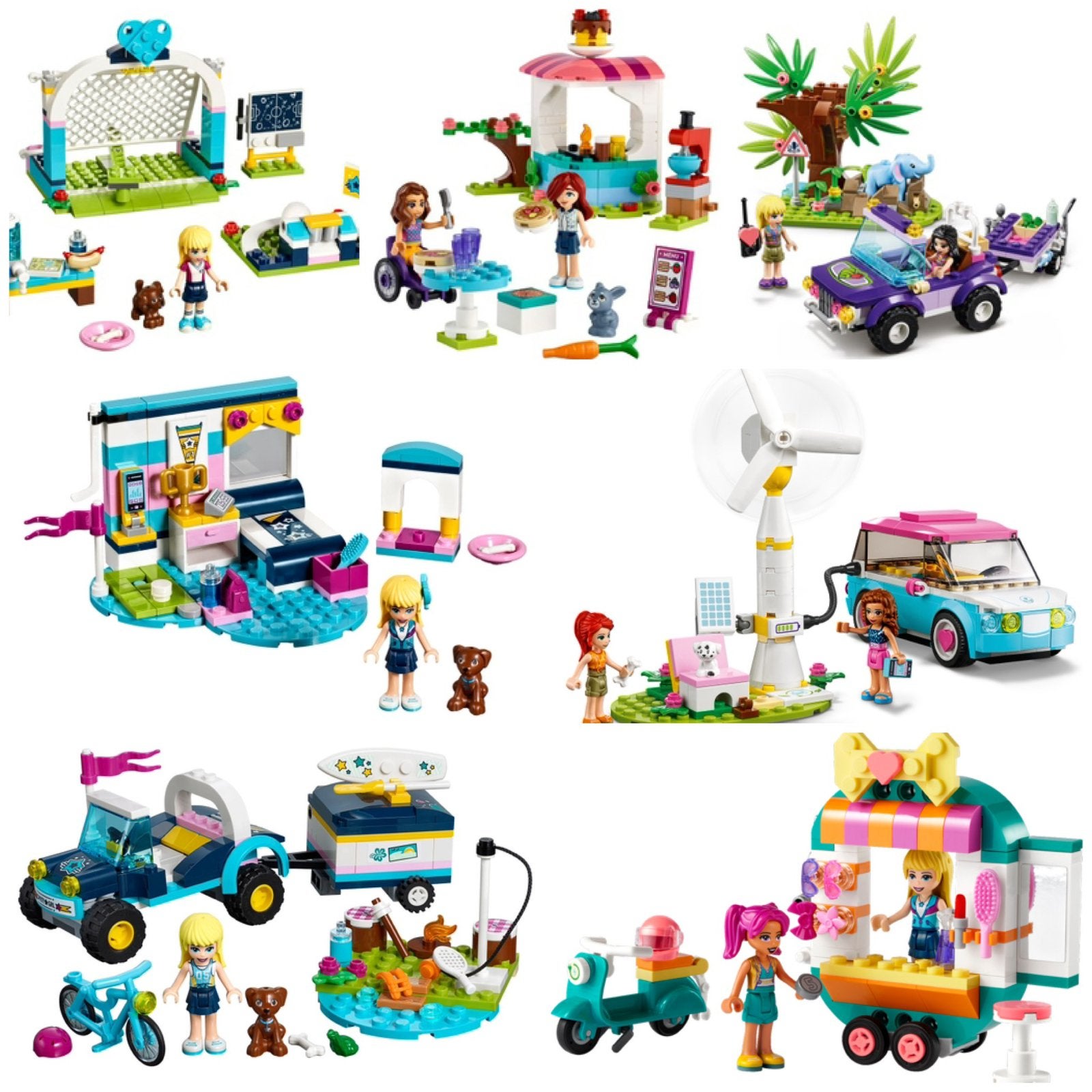 Lego Friends pakket (7-delig), Ophalen of Verzenden, Complete set, Lego, Friends
