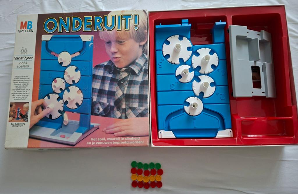 Onderuit vintage spel compleet, Ophalen of Verzenden, Zo goed als nieuw