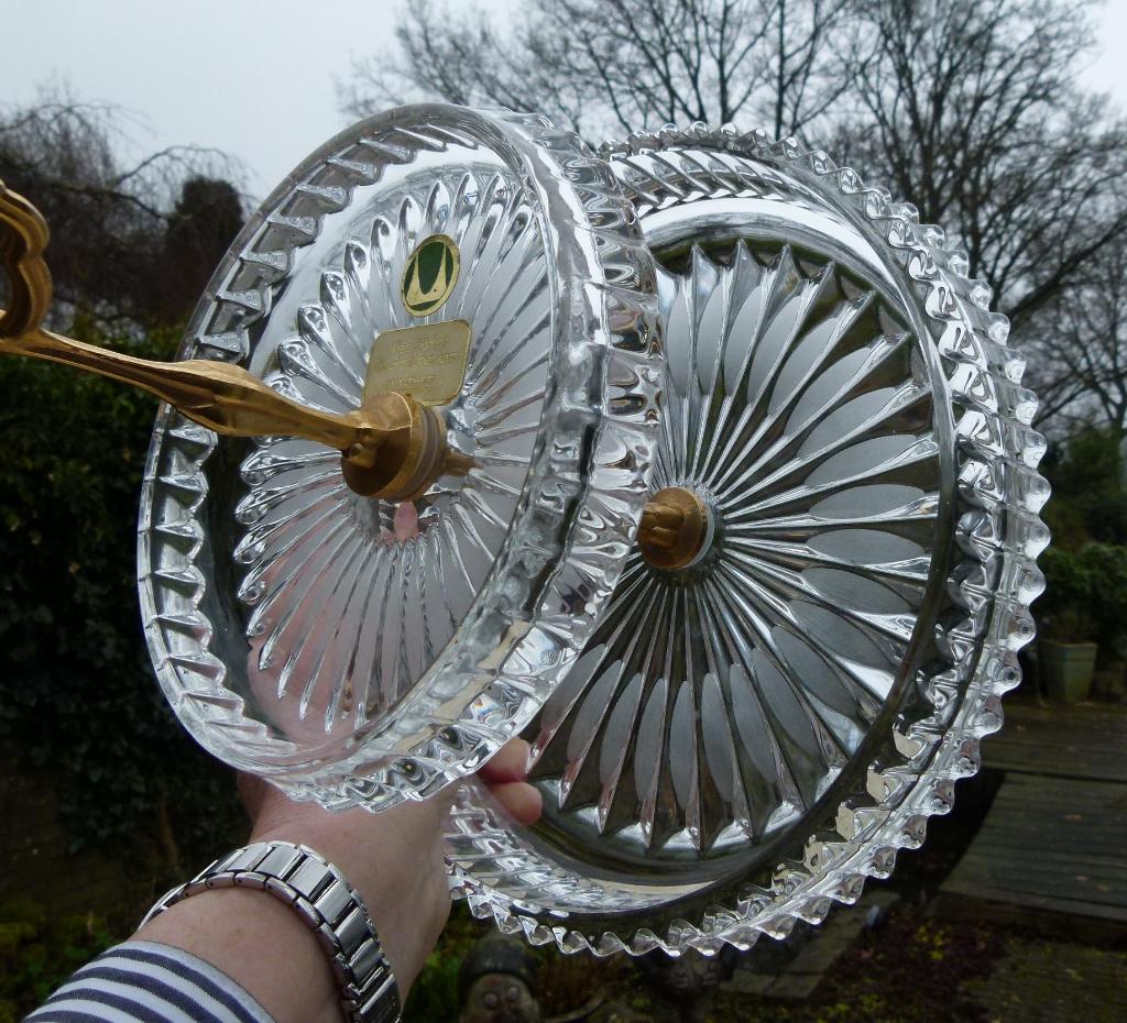 Prachtige Walther Glass - Etagère Cake Stand, Antiek en Kunst, Antiek | Glas en Kristal, Ophalen of Verzenden