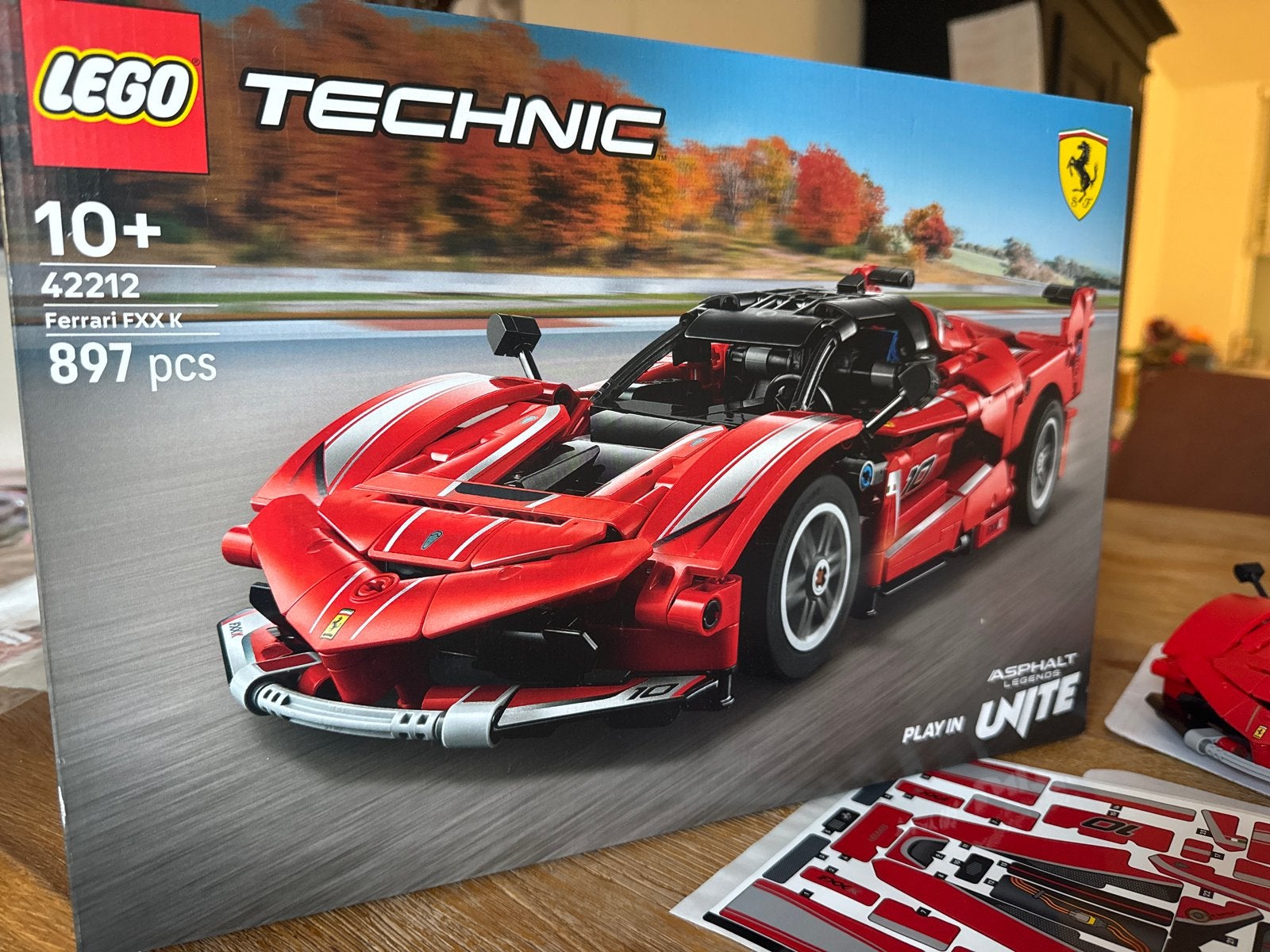 LEGO Technic Ferrari FXX K (42212) - Zo goed als nieuw, Ophalen of Verzenden, Zo goed als nieuw, Overige merken
