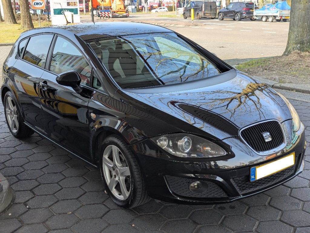 Seat Leon 1.8 Tfsi 118KW 2011 Zwart motor storing, Auto's, Voorwielaandrijving, 15 km/l, 4 cilinders, Alcantara