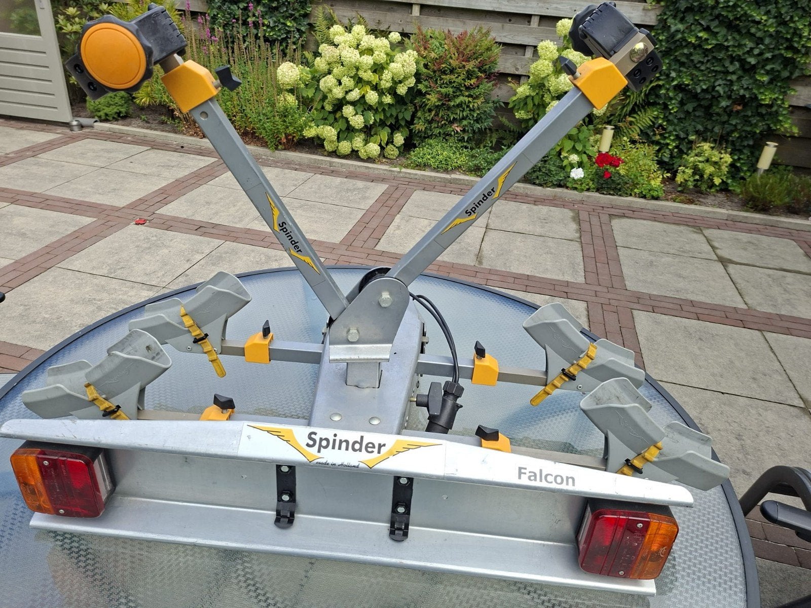 Spinder Falcon fietsendrager - Zeer goede staat, Auto diversen, Fietsendragers, Ophalen of Verzenden, 2 fietsen, Zo goed als nieuw