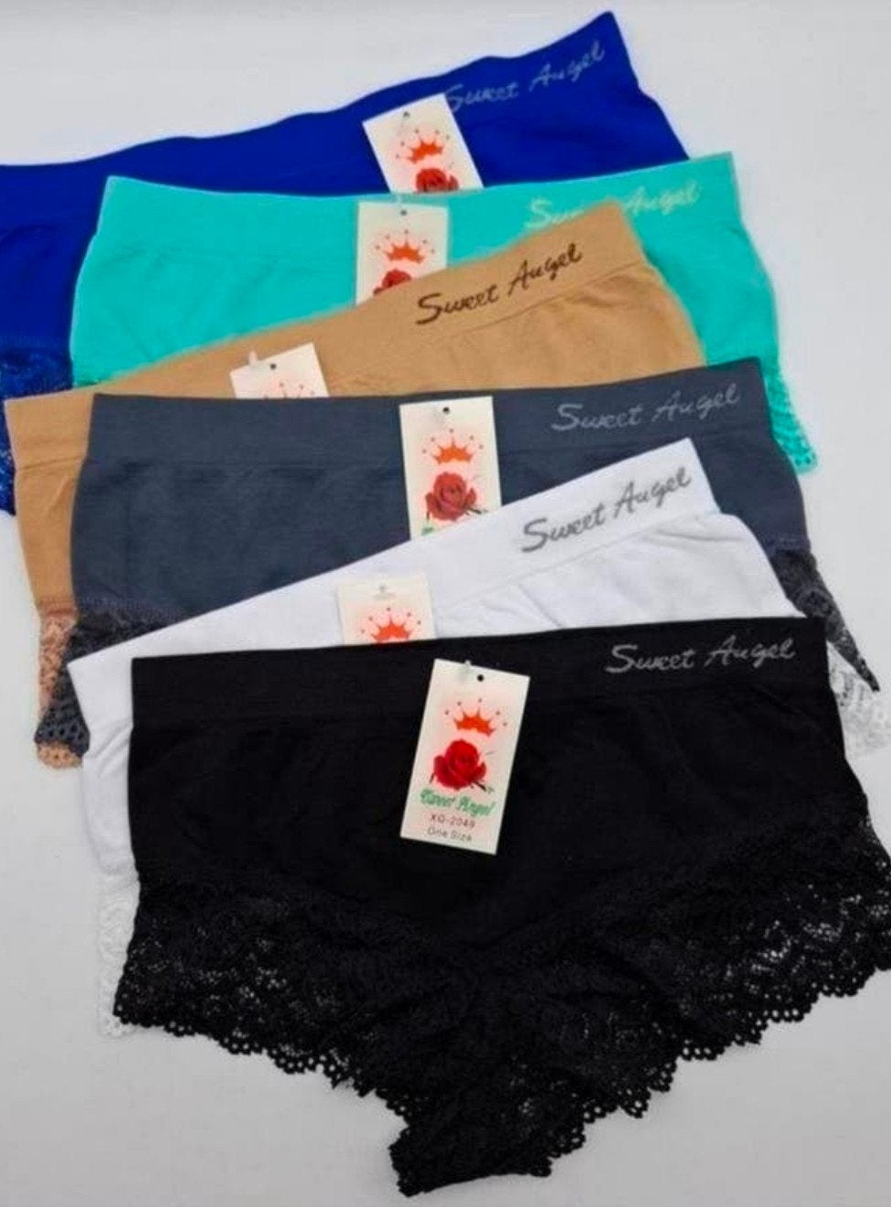 Partij microfiber boxershort met kant 24 stuks € 0,60 p.st., ., Nieuw, Ophalen of Verzenden, .