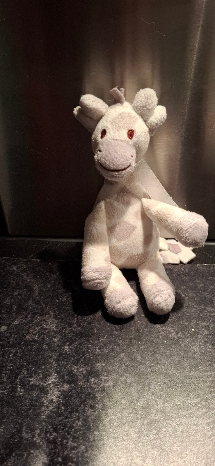 happy horse giraf goffy grijs wit gevlekt 22 cm velours met, Giraf, Happy Horse, Grijs, Wasbaar