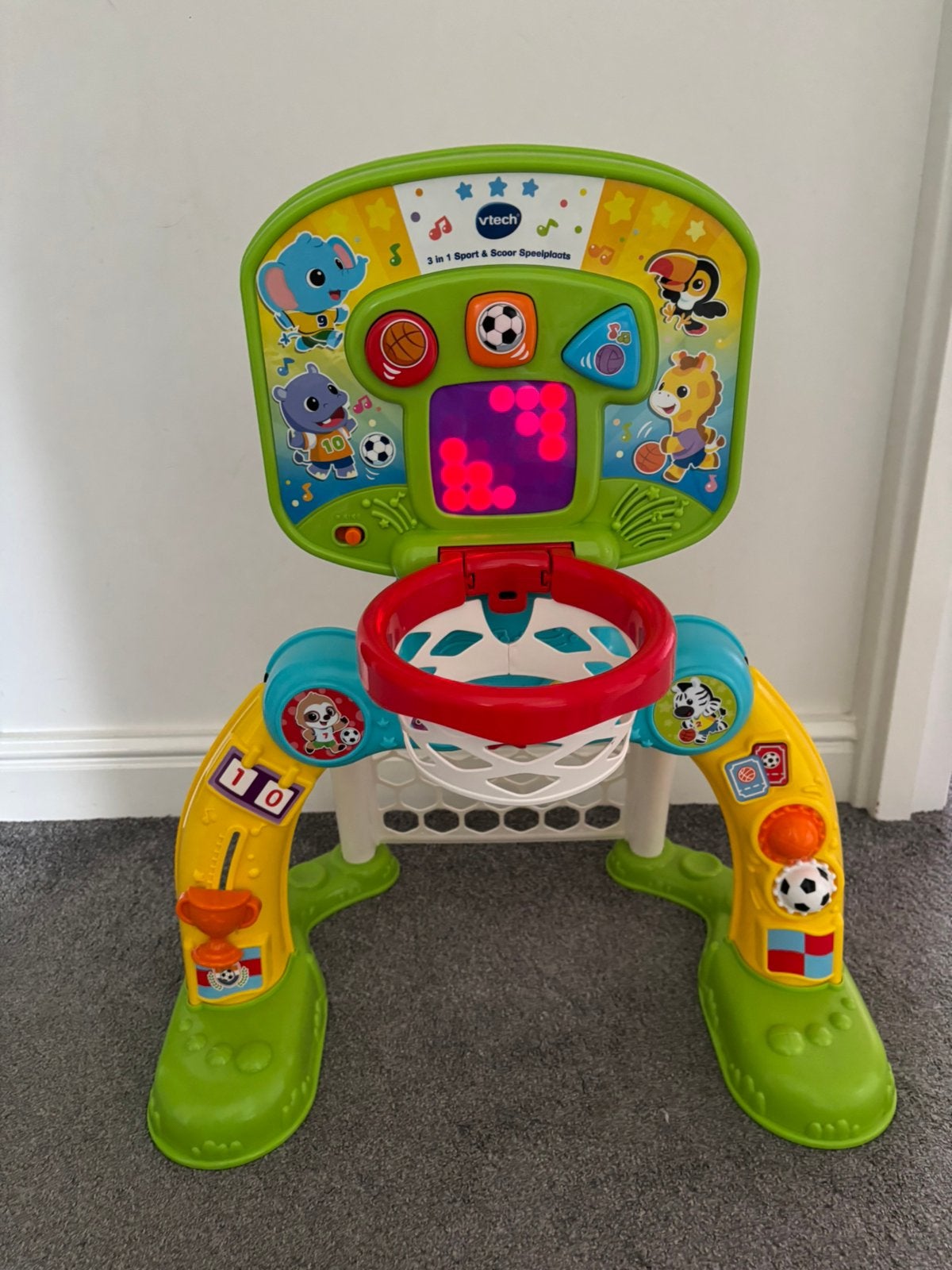 Vtech sport en scoor, Kinderen en Baby's, Speelgoed | Vtech, Ophalen of Verzenden, Zo goed als nieuw, 6 maanden tot 2 jaar