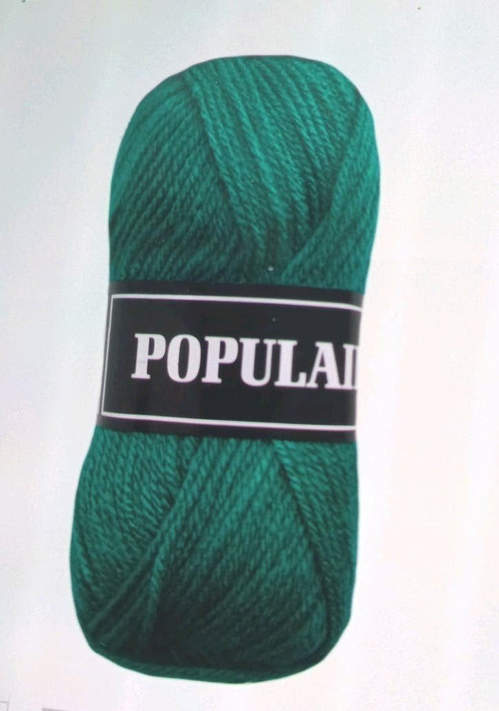 4 bollen Populair 100% acryl garen - NIEUW, Ophalen of Verzenden, Nieuw, Breien of Haken, Wol of Garen