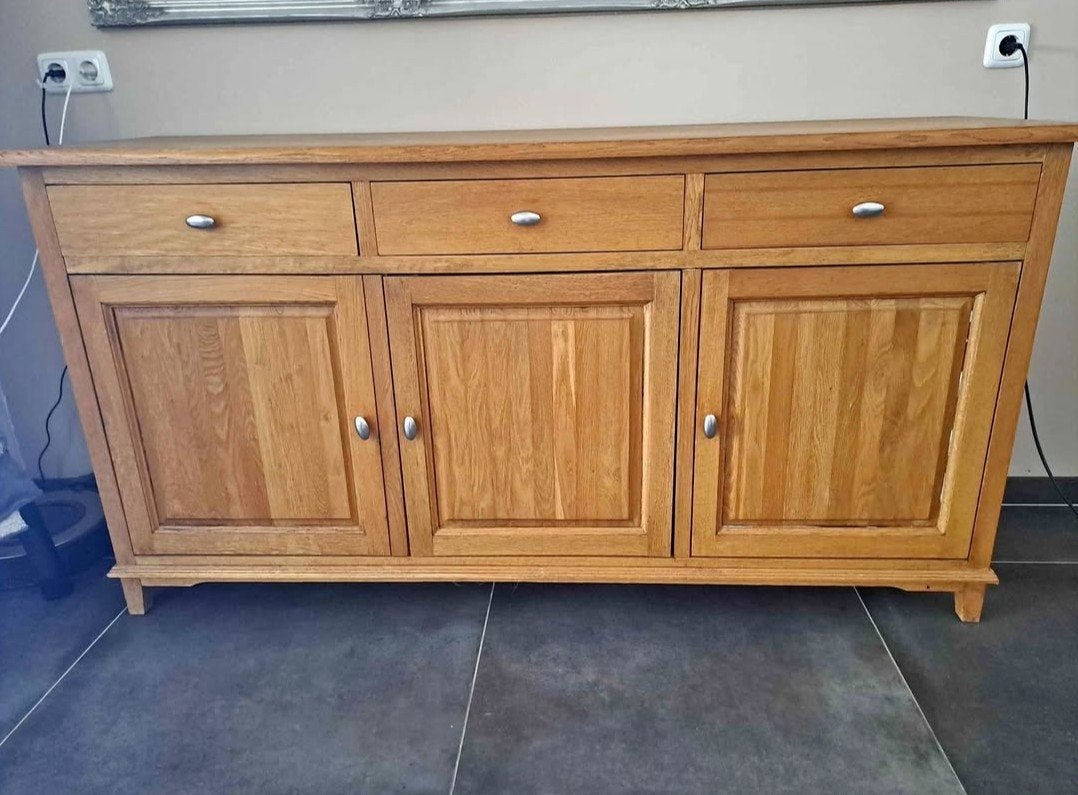 Licht eiken dressoir 173x50x90cm, Huis en Inrichting, Ophalen, Gebruikt, 150 tot 200 cm, Eikenhout