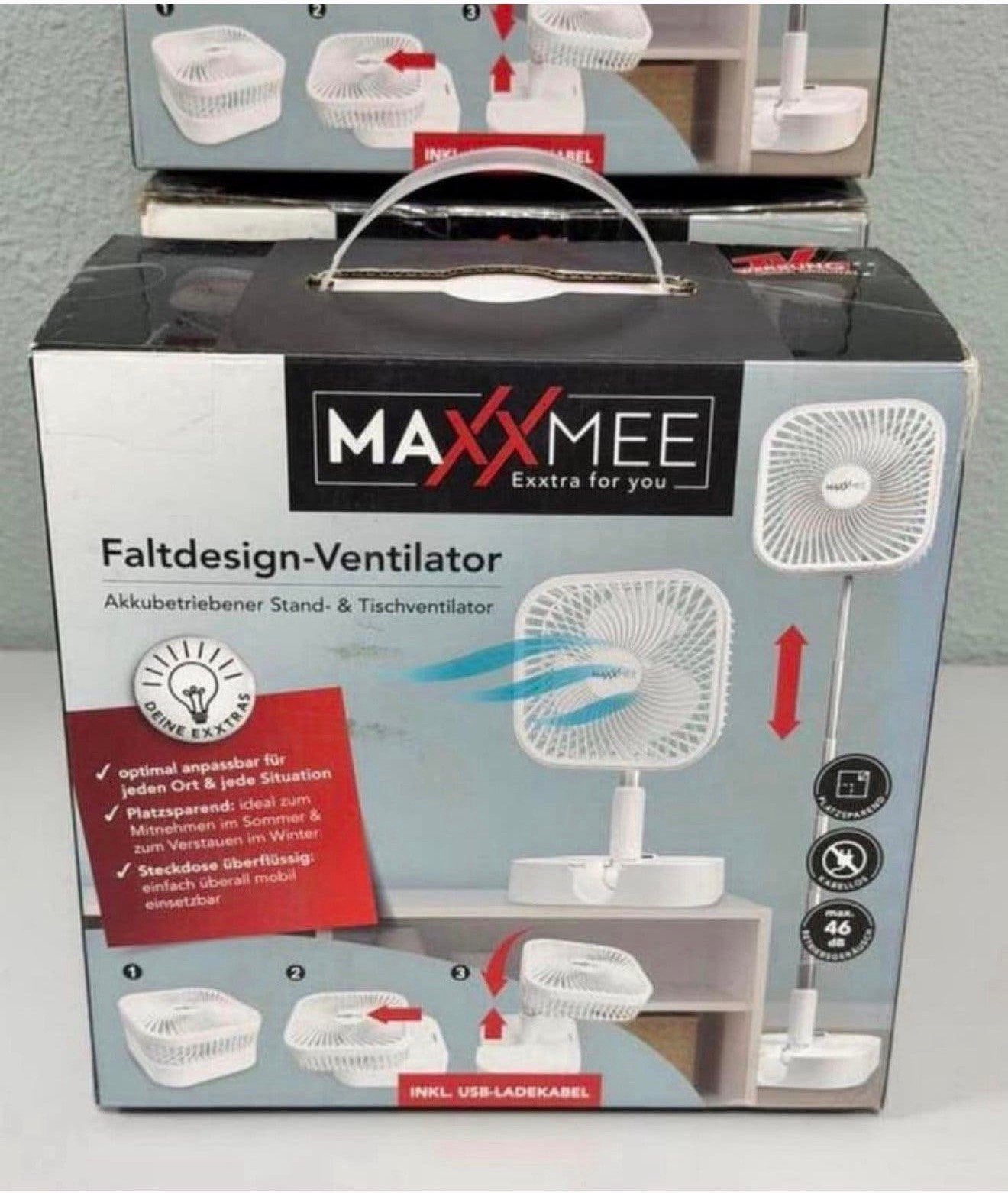 NIEUW accu tafelventilator verstelbaar + afstandsbediening, P, P, P, Nieuw
