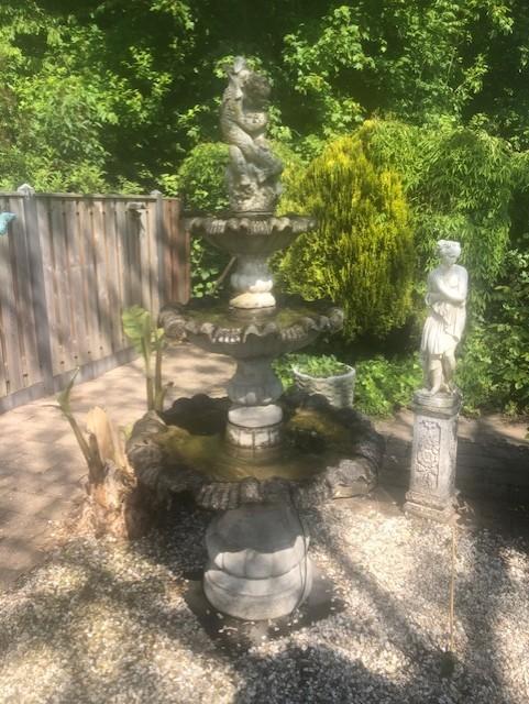 FONTEIN, Tuin en Terras, Waterpartijen en Fonteinen, Ophalen, Gebruikt, Beton, Fontein