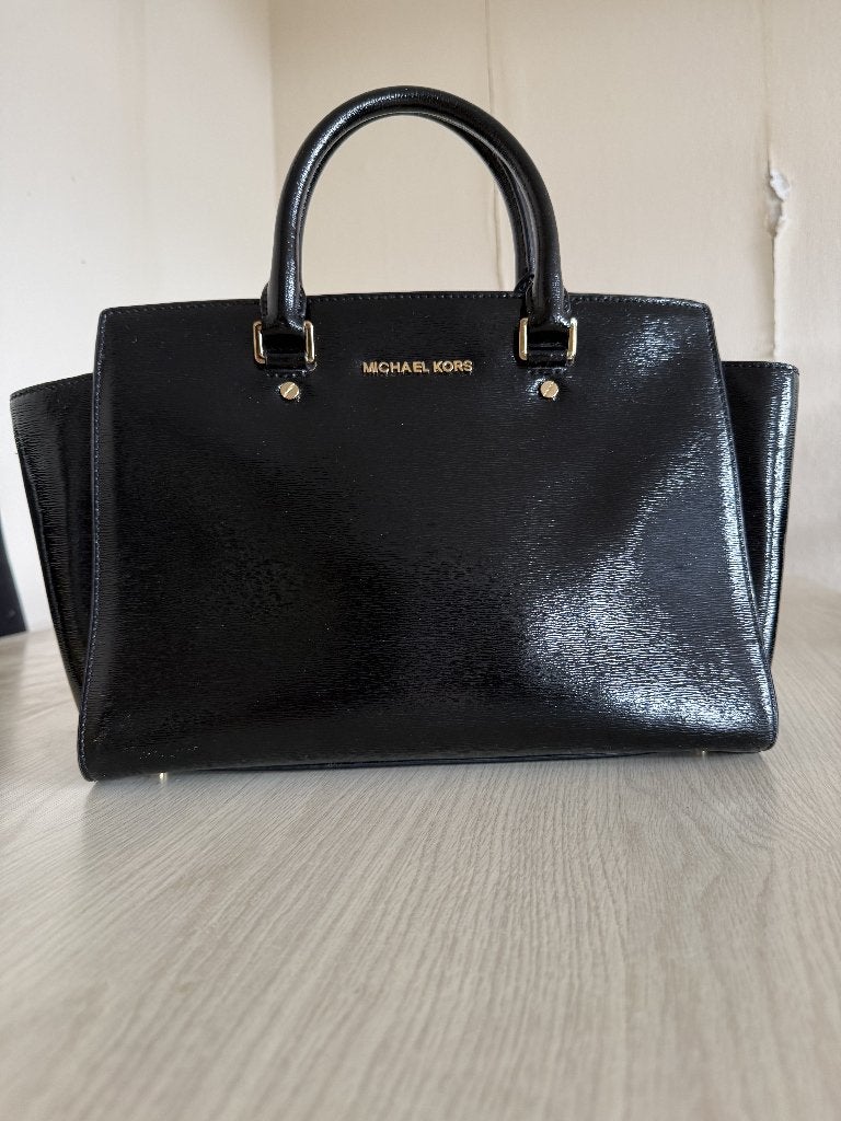 Micheal Kors Tas, Verzenden, Zo goed als nieuw, Zwart, Handtas