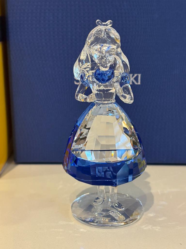 Swarovski disney Alice prinses, Ophalen of Verzenden, Zo goed als nieuw, Figuurtje