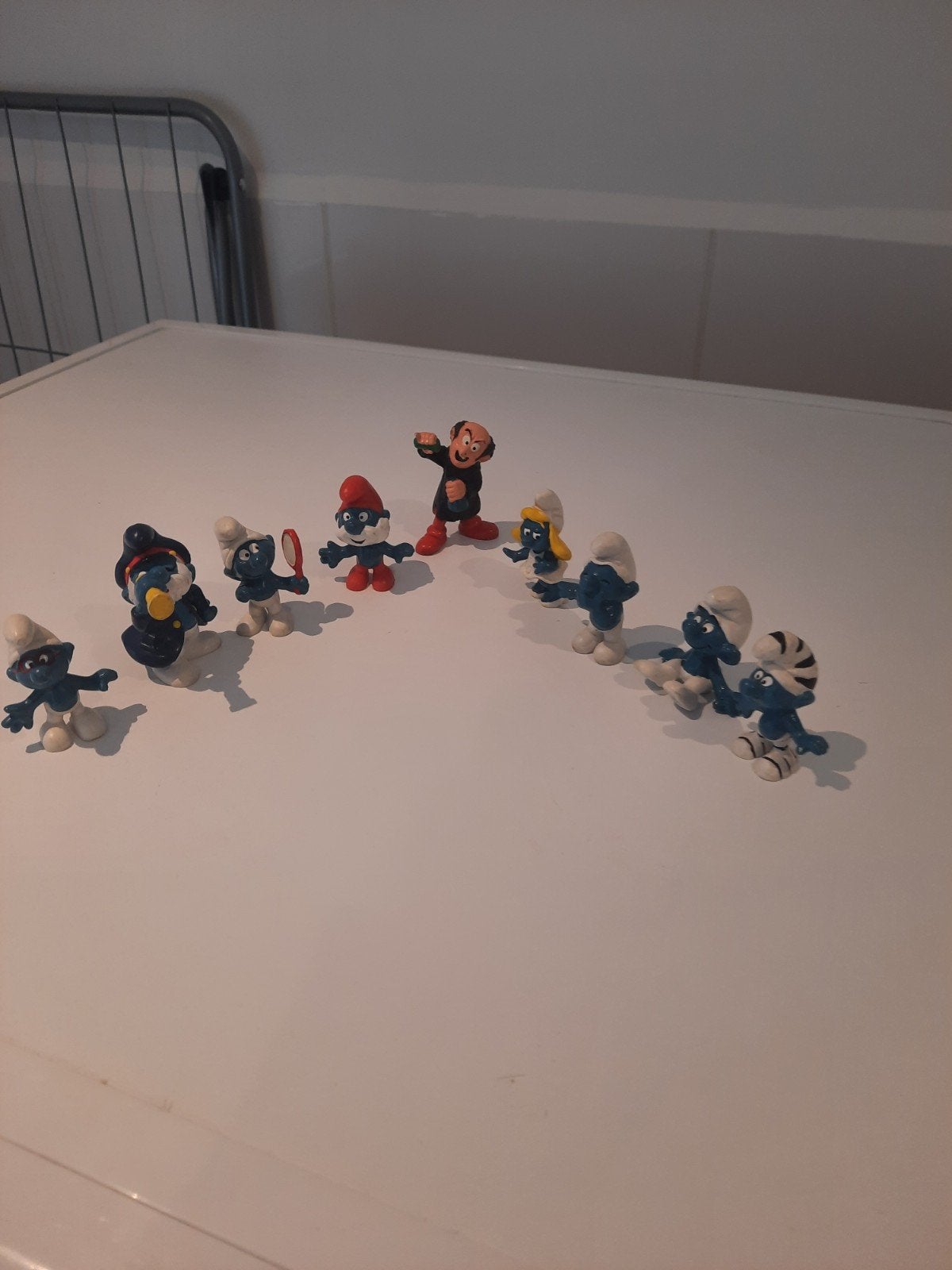 8 smurfen + gargamel, Verzamelen, Ophalen of Verzenden, Zo goed als nieuw, Verschillende Smurfen