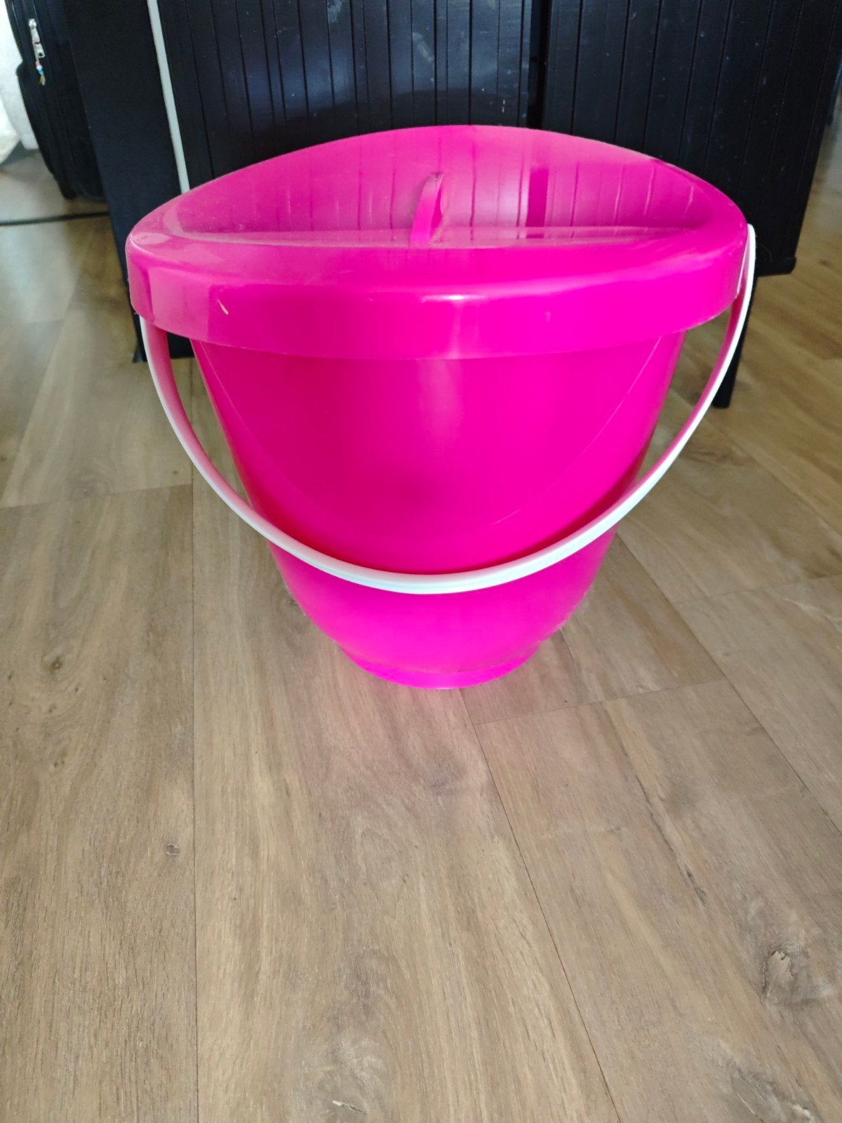 Gratis Roze  luieremmer, Ophalen, Gebruikt, Kunststof, Met deksel