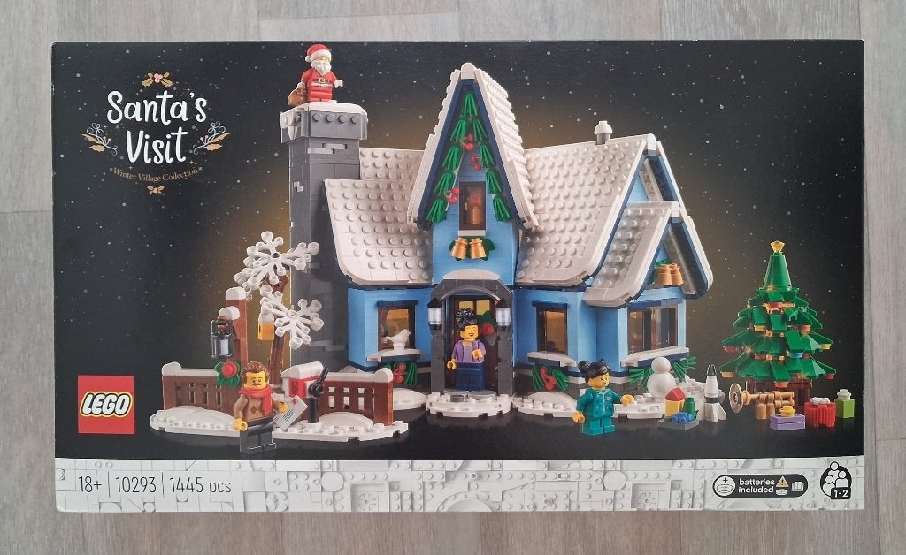 LEGO 10293 Icons: Bezoek van de Kerstman/ Santa's Visit, Kinderen en Baby's, Speelgoed | Duplo en Lego, Lego, Nieuw, Ophalen of Verzenden