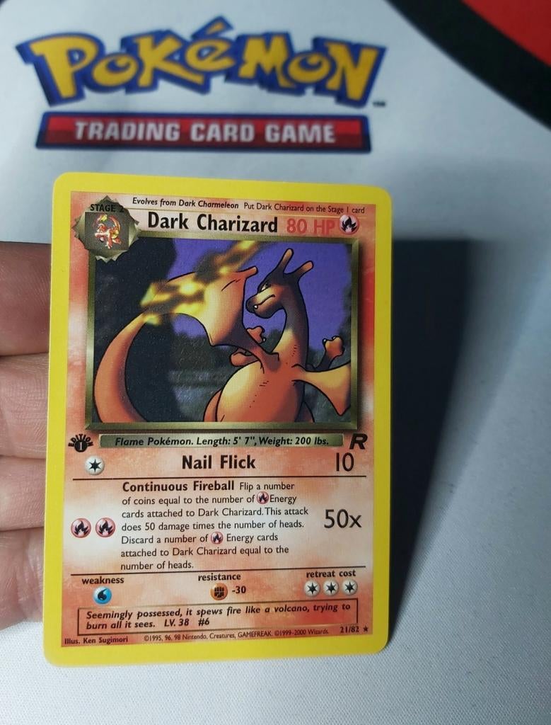 1st Edition Charmander, Charmeleon& Dark Charizard, Hobby en Vrije tijd, Verzamelkaartspellen | Pokémon, Ophalen of Verzenden