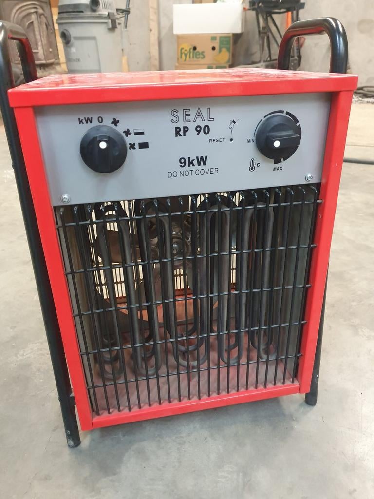 Seal RP90 Heater 9kW, Ophalen, 30 tot 80 cm, Overige typen, Minder dan 60 cm