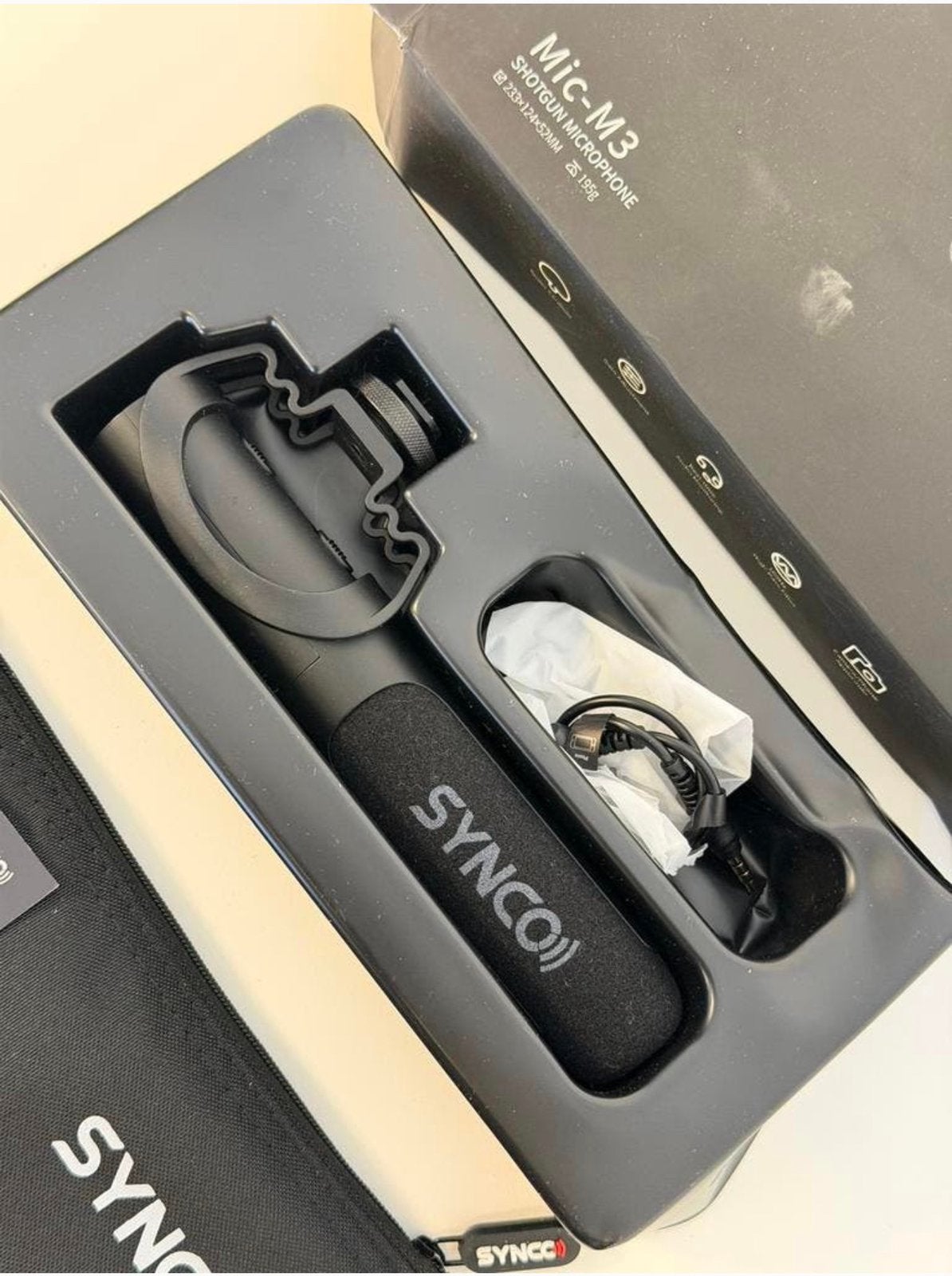 SYNCO Mic-M3 Richtmicrofoon Shotgun Microfoon NIEUW set, Ophalen of Verzenden, H, H, B