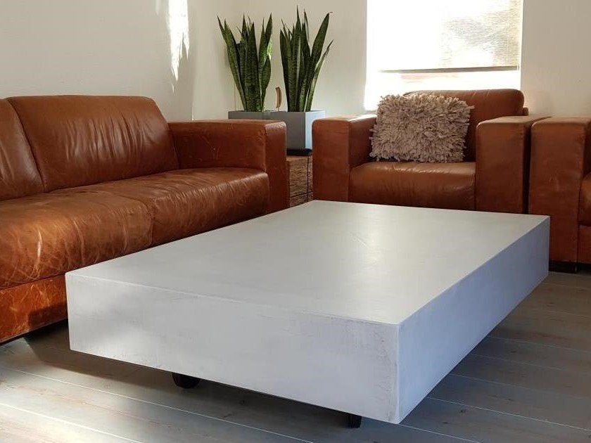 Salontafel betonciré | maatwerk| beton | betonlook, Huis en Inrichting, Tafels | Salontafels, 50 tot 100 cm, Overige materialen