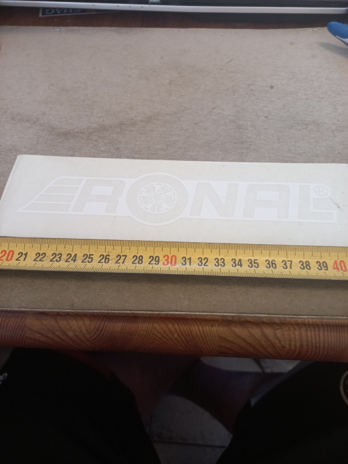 ronal sticker /, Ophalen of Verzenden, Nieuw