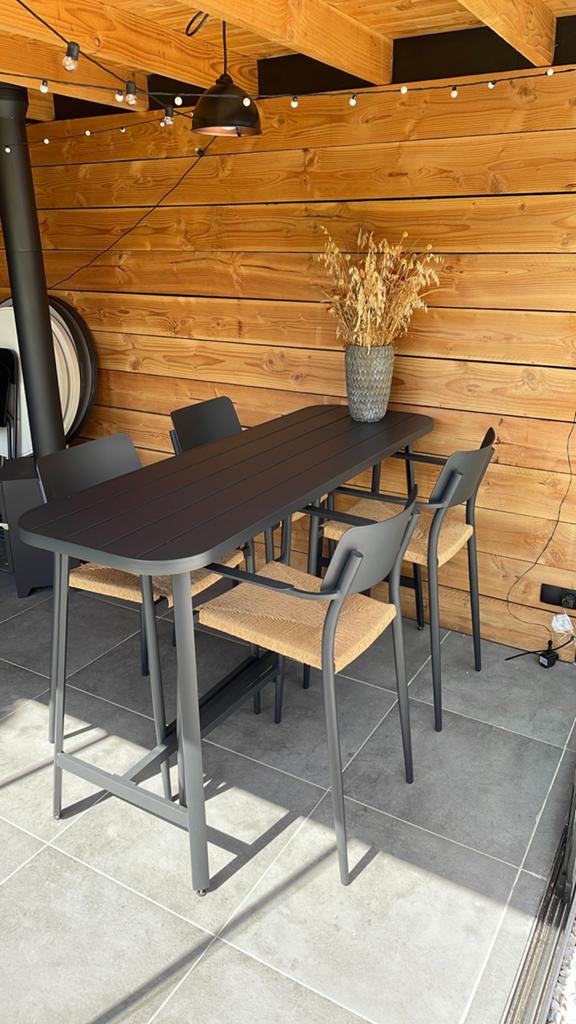 Prachtige bijna nieuwe barset + krukken! Tuinset keessmit, Tuin en Terras, Tuinsets en Loungesets, Ophalen of Verzenden