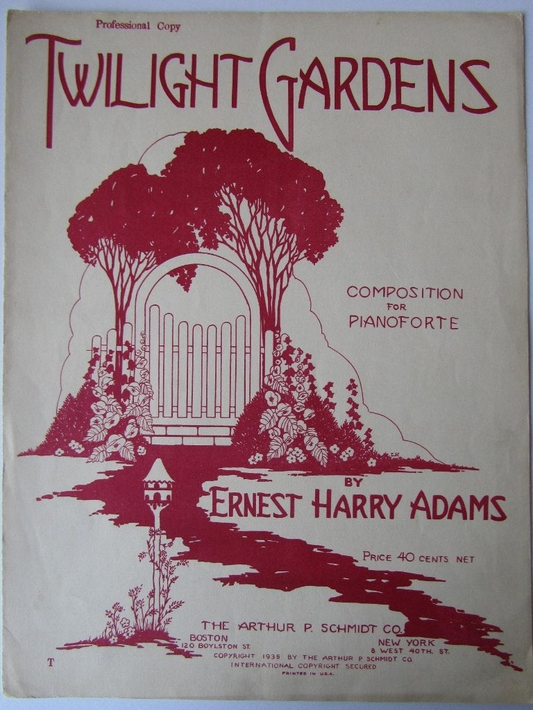 TWILIGHT GARDENS **Oude Bladmuziek uit 1935**, Muziek en Instrumenten, Bladmuziek, Gebruikt, Overige genres, Ophalen of Verzenden
