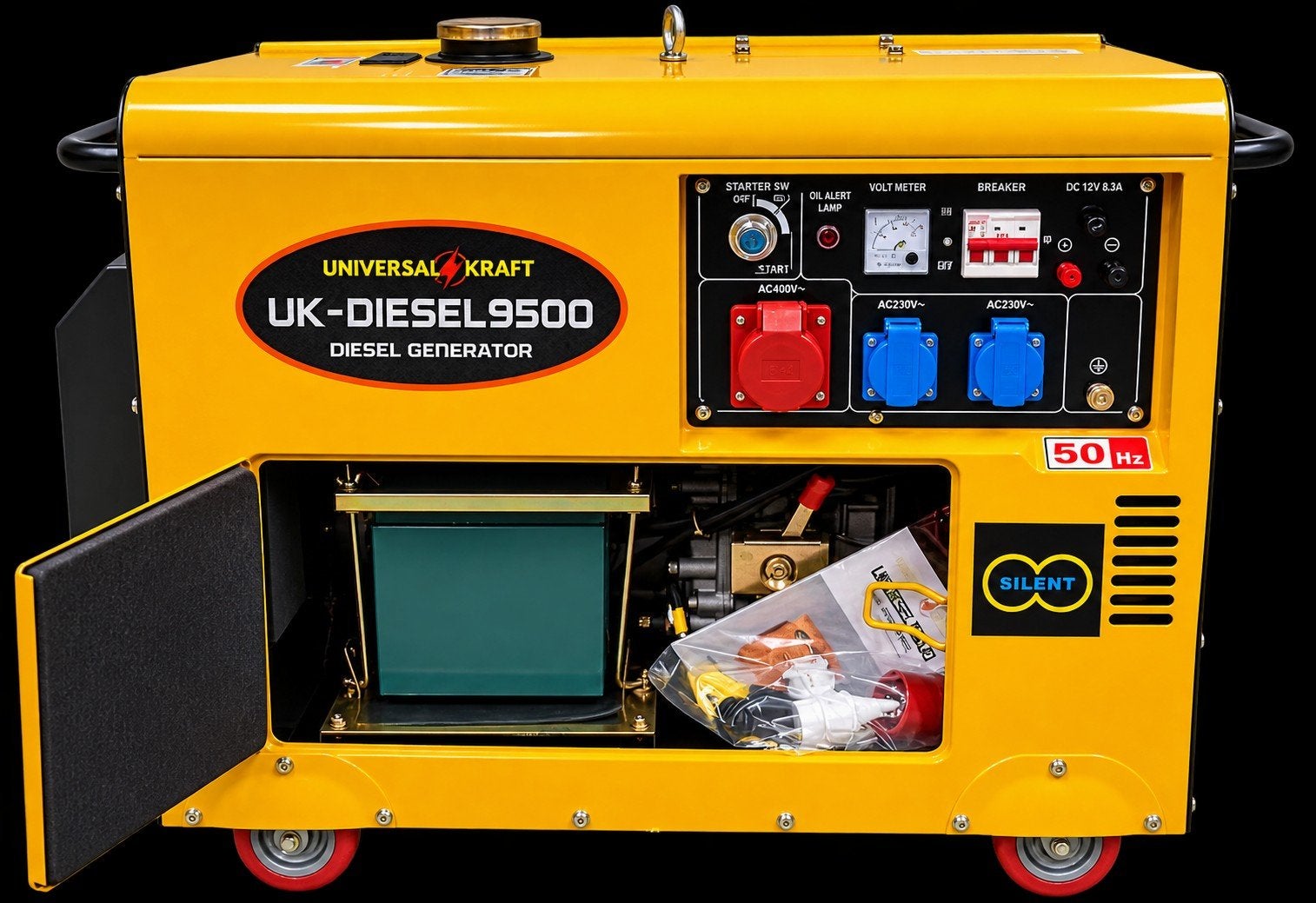 aggregaat/generator Diesel 9500w 11,9kva gratis bezorging, Doe-het-zelf en Verbouw, Nieuw, Ophalen of Verzenden, 10 tot 30 kVA