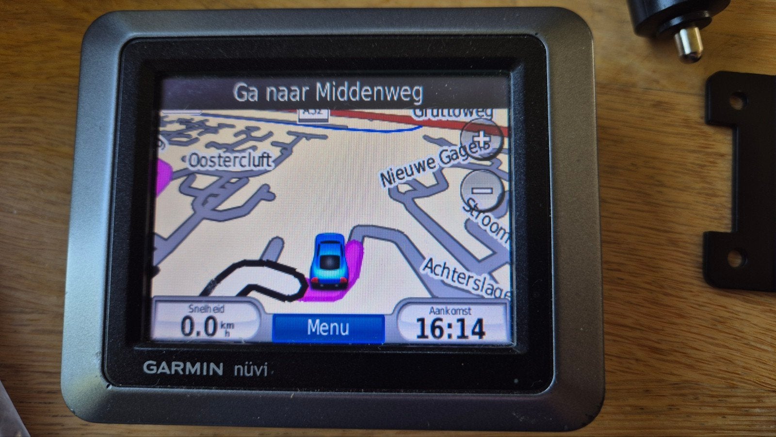 Garmin nüvi 510 navigatiesysteem met accessoires, Ophalen of Verzenden, Gebruikt