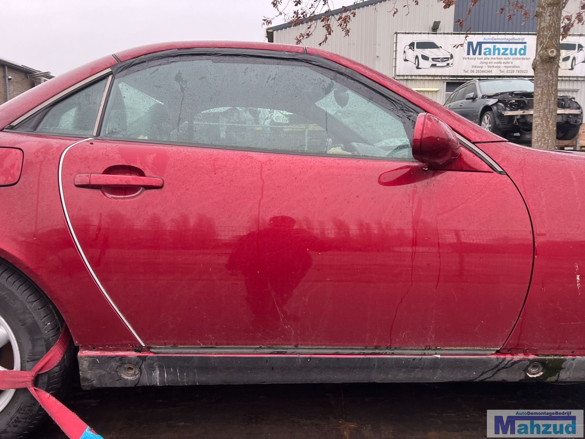 MERCEDES SLK R170 rood H582 rechts deur 1996-2000, Gebruikt, Mercedes-Benz AG, Deur, Mercedes-Benz