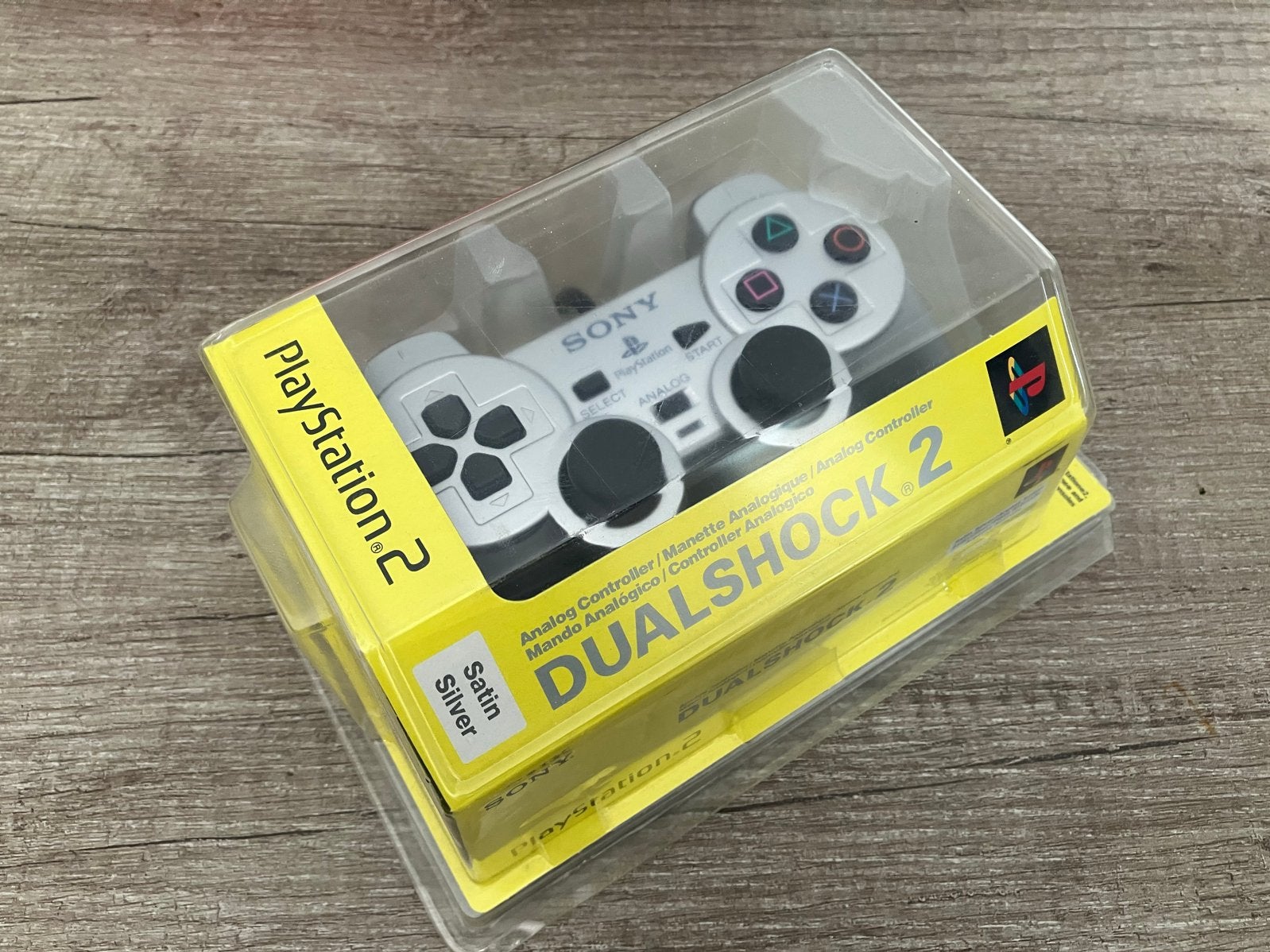 Nieuwe Sony PlayStation 2 DualShock 2 Controller - Zilver, Spelcomputers en Games, Spelcomputers | Sony PlayStation 2, Ophalen of Verzenden