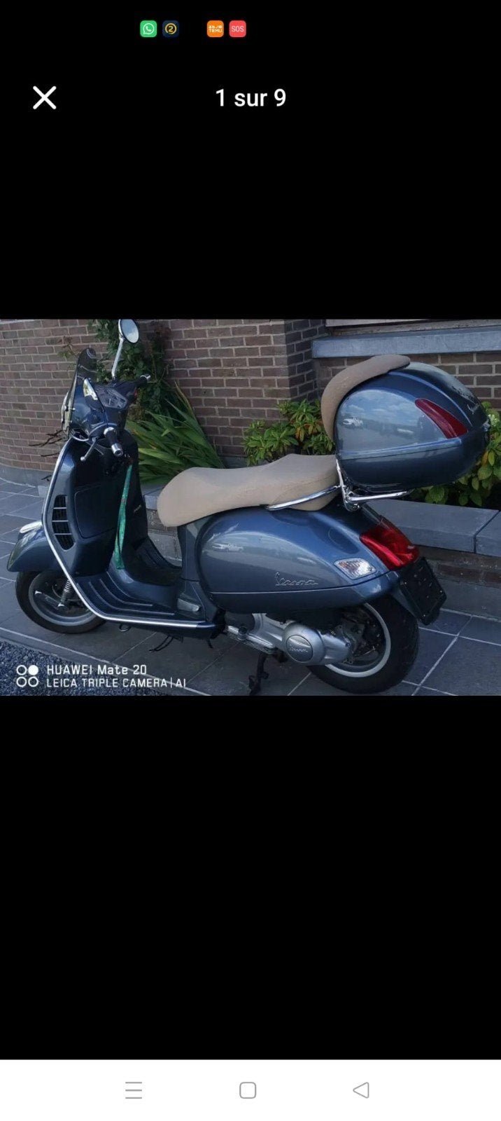 Vespa GTS 300 bj 2014, 14500km, Ophalen, 300 cc, Maximaal 45 km/u, Vespa S